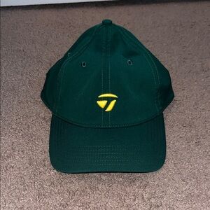 TaylorMade Green Cap with Yellow Logo